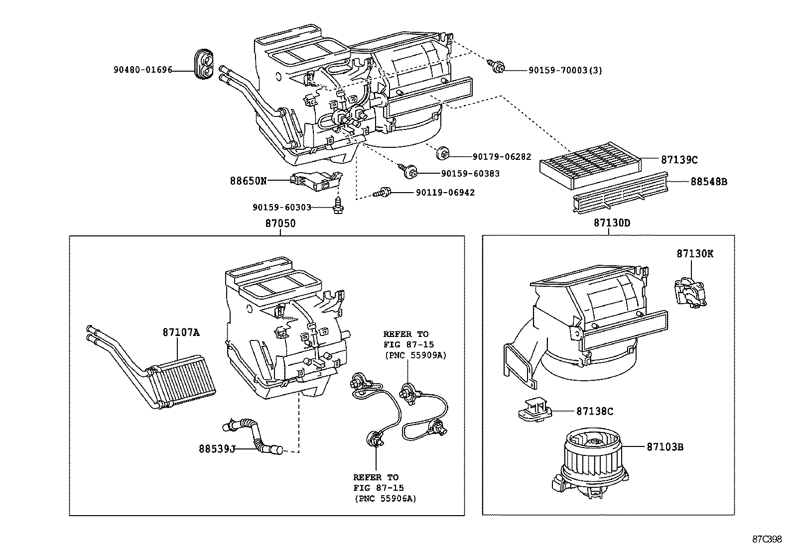 87130-52140 BLOWER ASSY product image