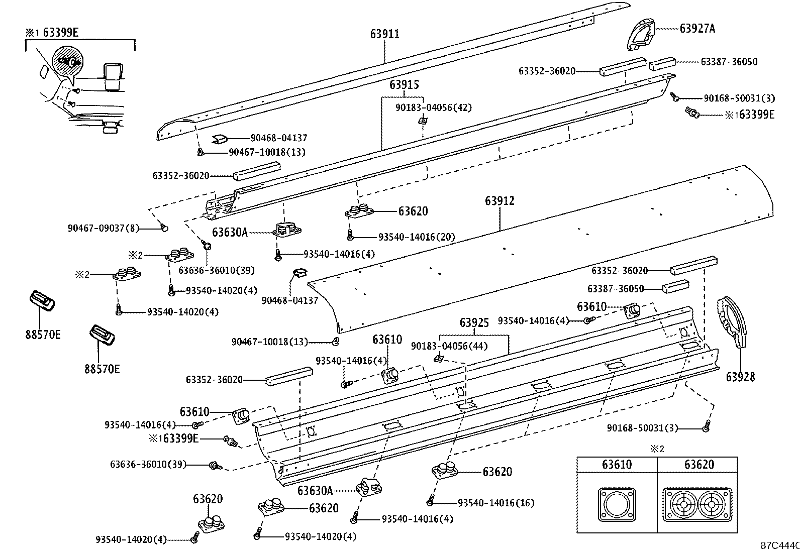 55907-36100 CABLE SUB-ASSY, WATER VALVE CONTROL product image