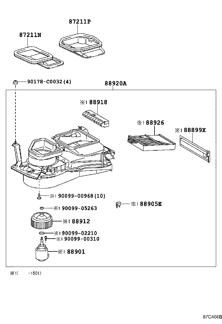 88920-06040 PURIFIER ASSY, AIR product image