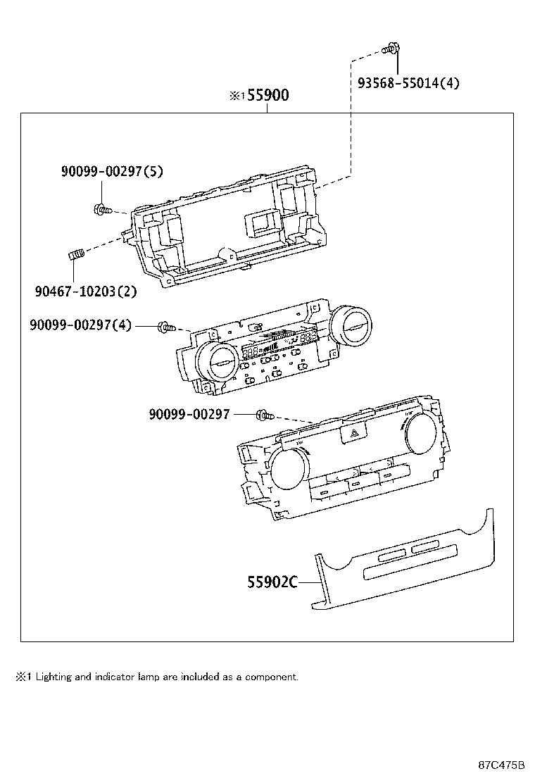 55840-06110 DUCT ASSY, HEATER TO REGISTER, NO.6 product image