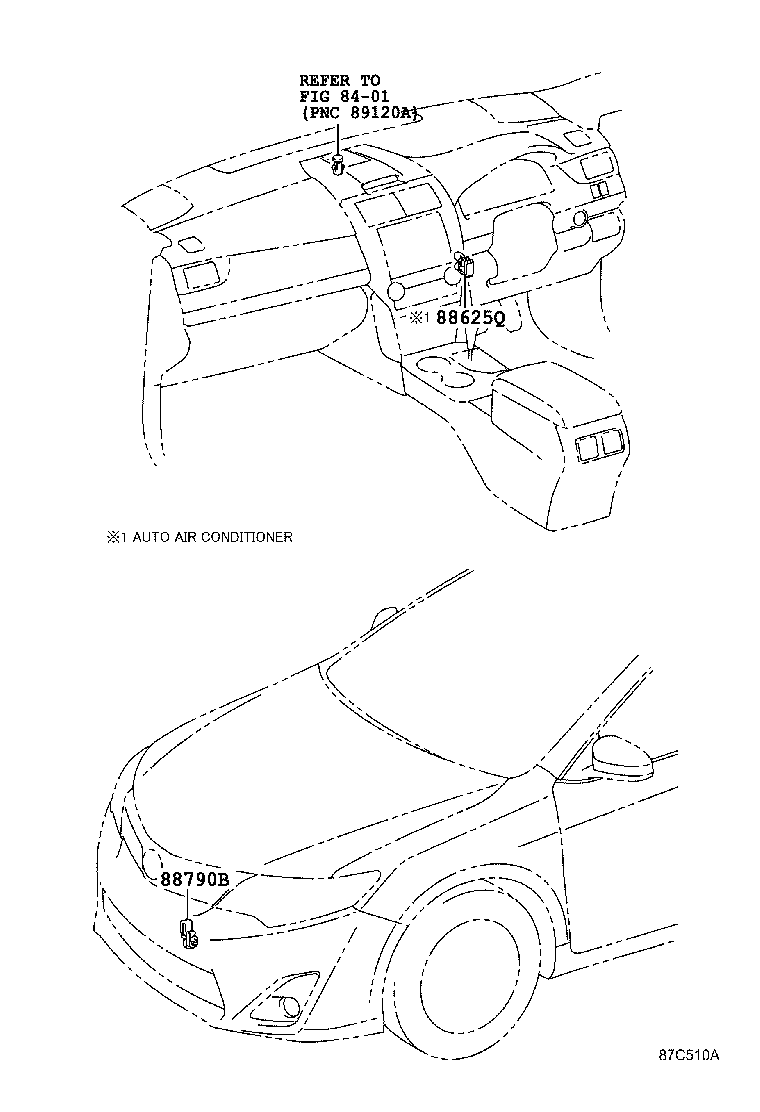 55844-06120 DUCT, HEATER TO REGISTER, NO.2 product image