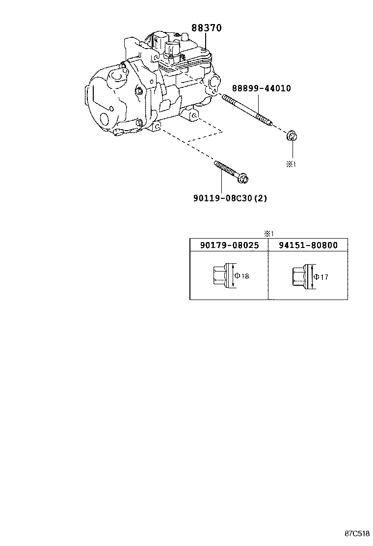 88320-3A490 COMPRESSOR ASSY, COOLER product image