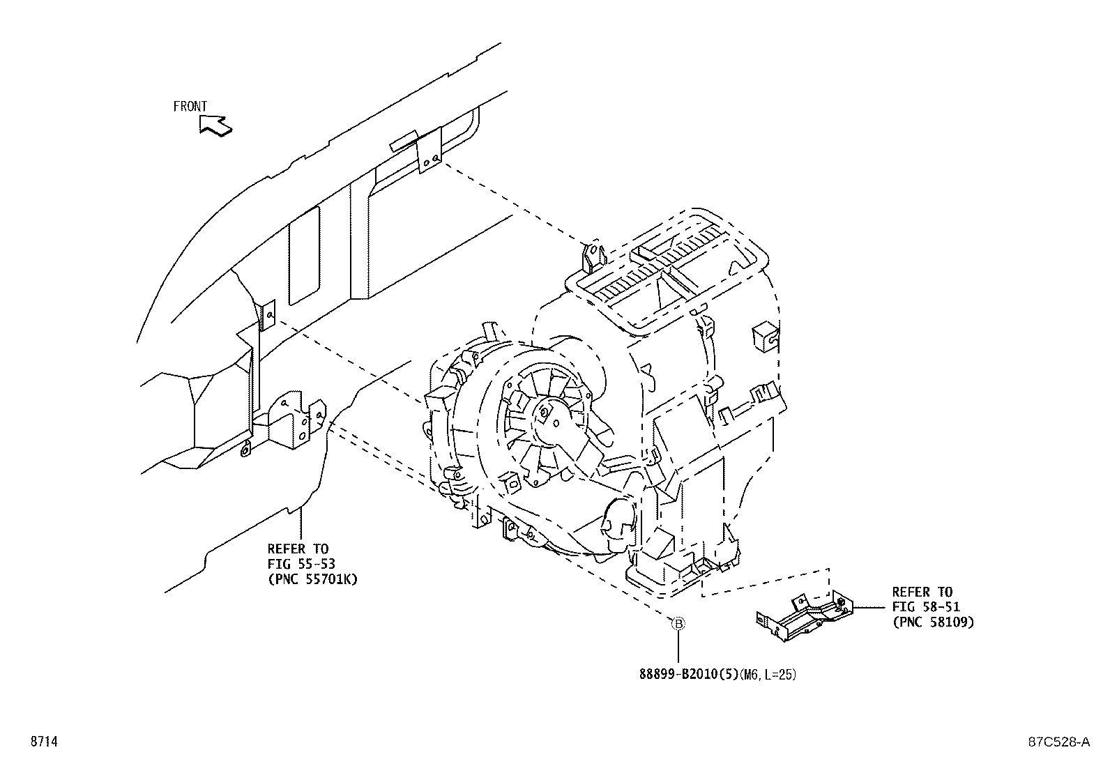 87103-97504 CASE, HEATER BLOWER product image