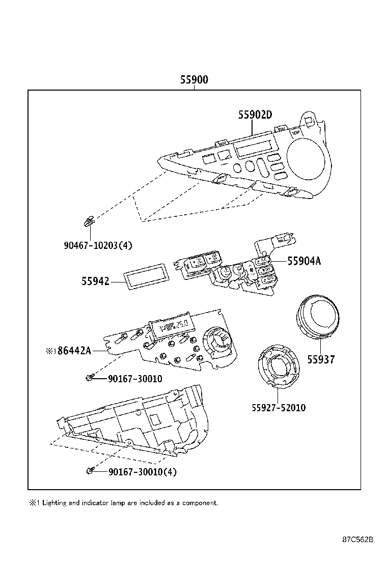 55844-52280 DUCT, HEATER TO REGISTER, NO.2 product image