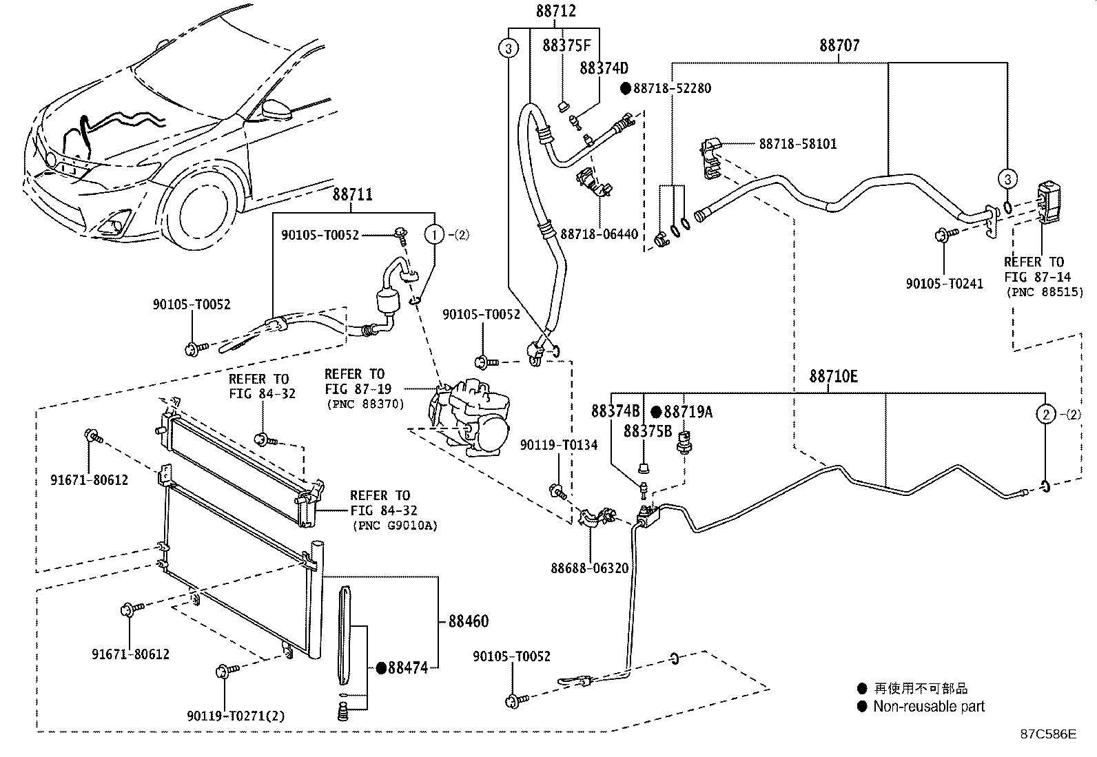 88460-06260 CONDENSER ASSY, COOLER product image