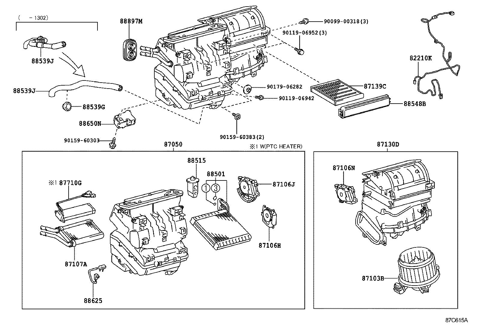 88650-47231 AMPLIFIER ASSY, AIR CONDITIONER product image