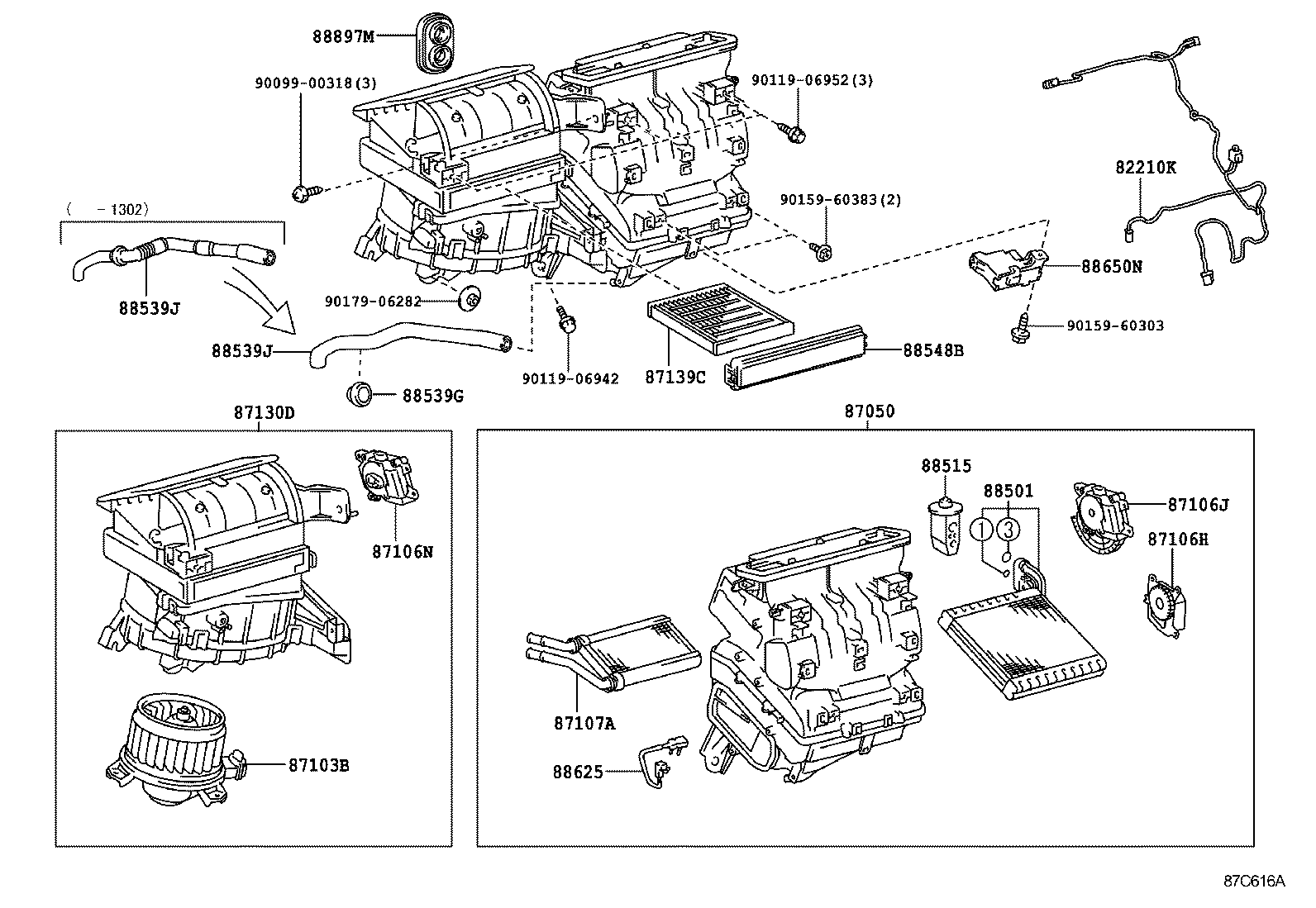 88650-47231 AMPLIFIER ASSY, AIR CONDITIONER product image