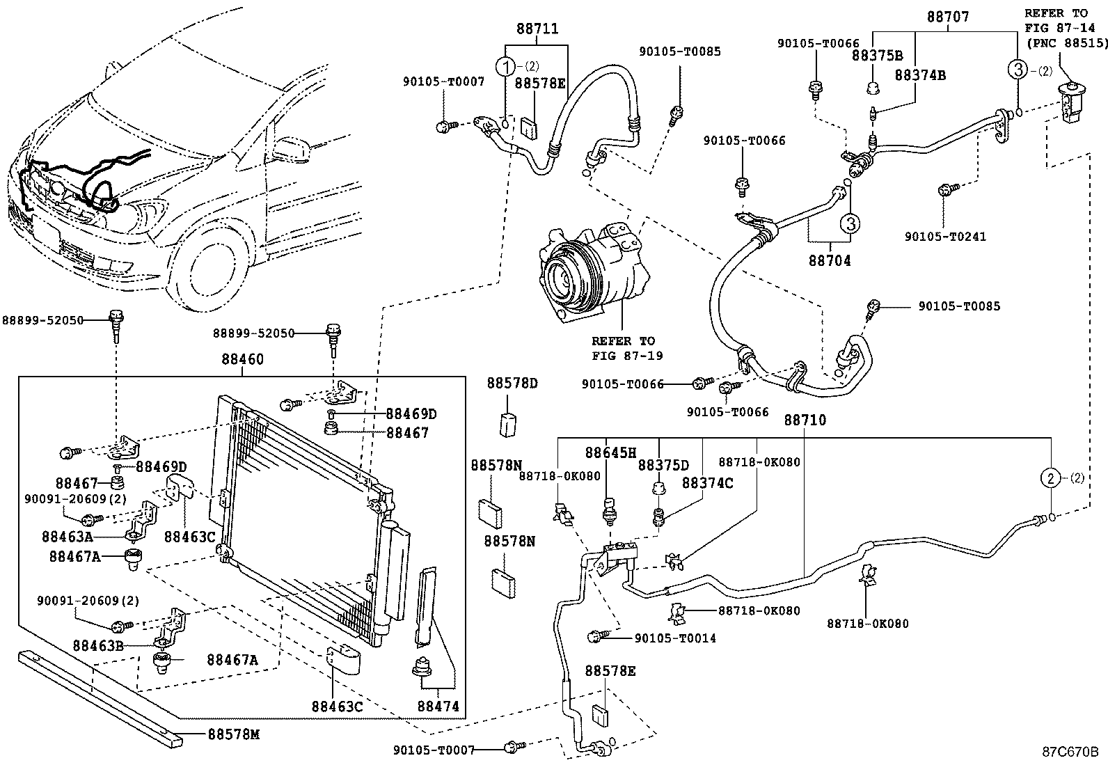 88578-0K121 PACKING, COOLING PIPE, NO.3 product image