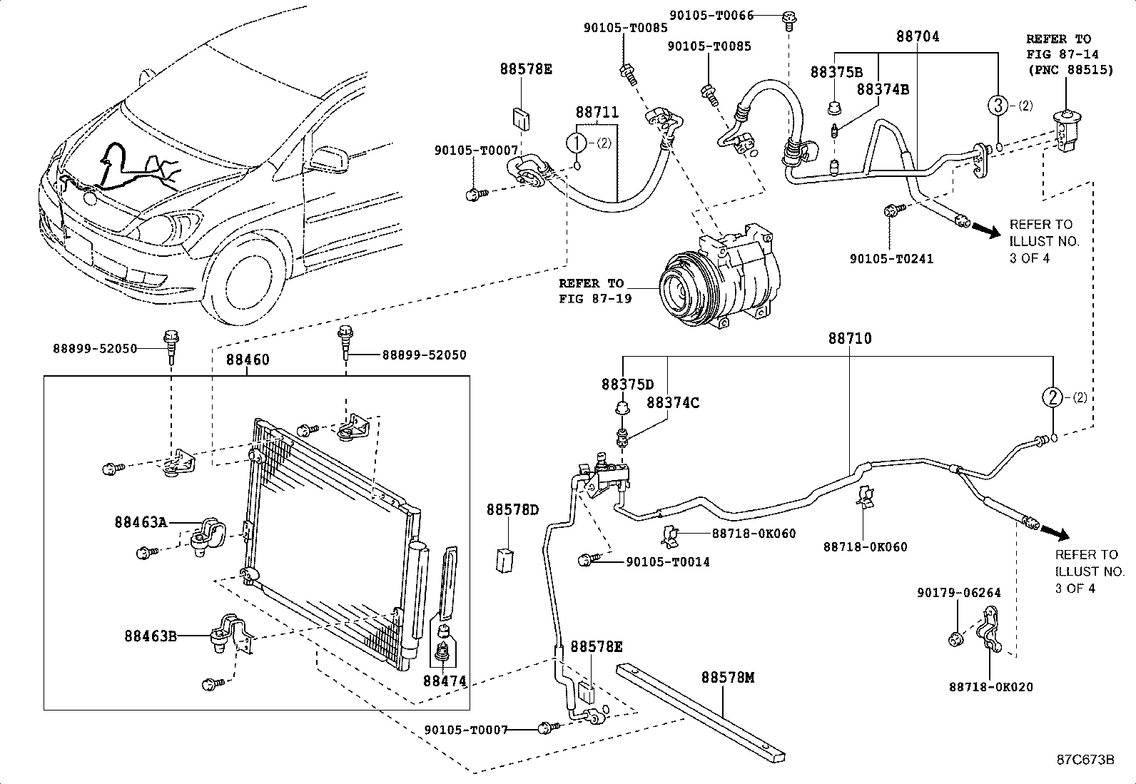 88578-0K121 PACKING, COOLING PIPE, NO.3 product image