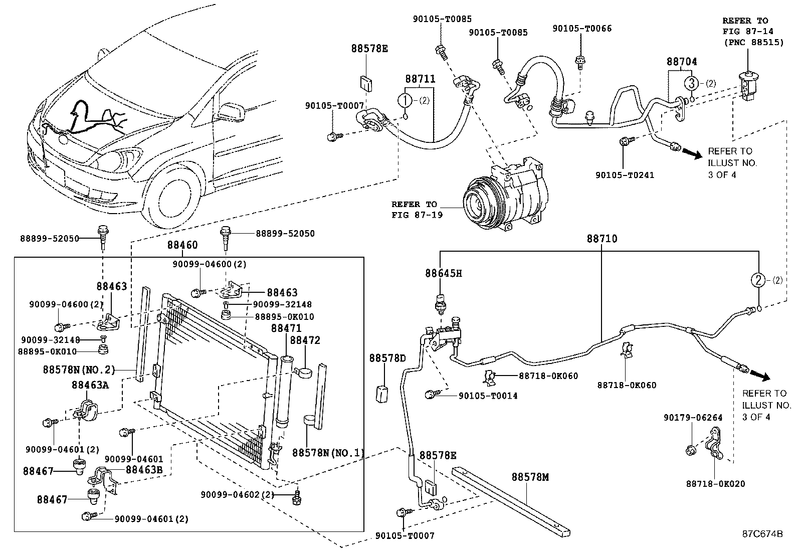 88578-0K121 PACKING, COOLING PIPE, NO.3 product image