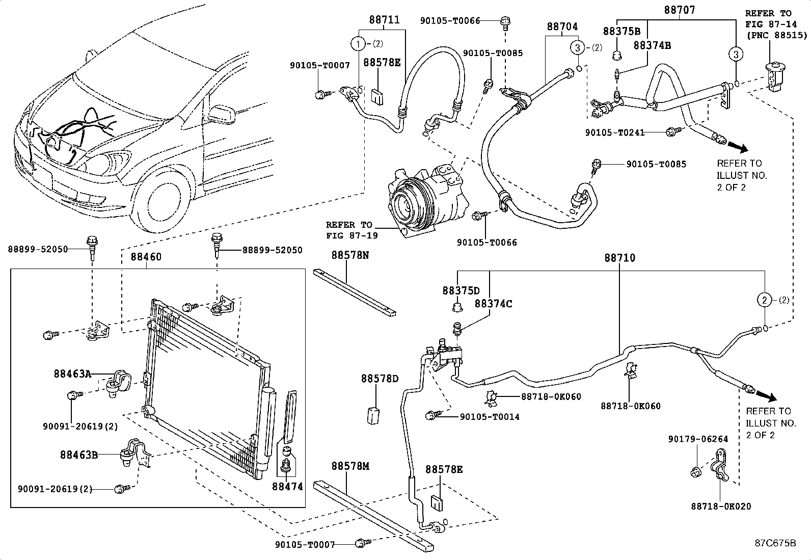 88578-0K121 PACKING, COOLING PIPE, NO.3 product image