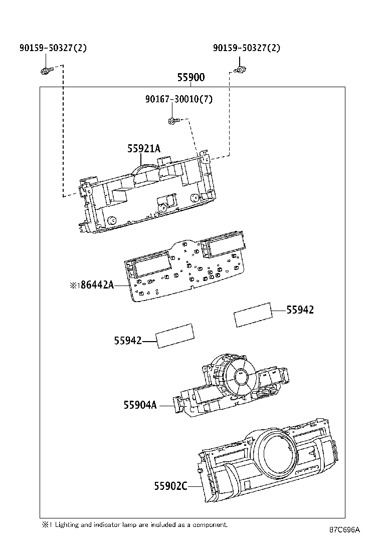 55844-22180 DUCT, HEATER TO REGISTER, NO.2 product image