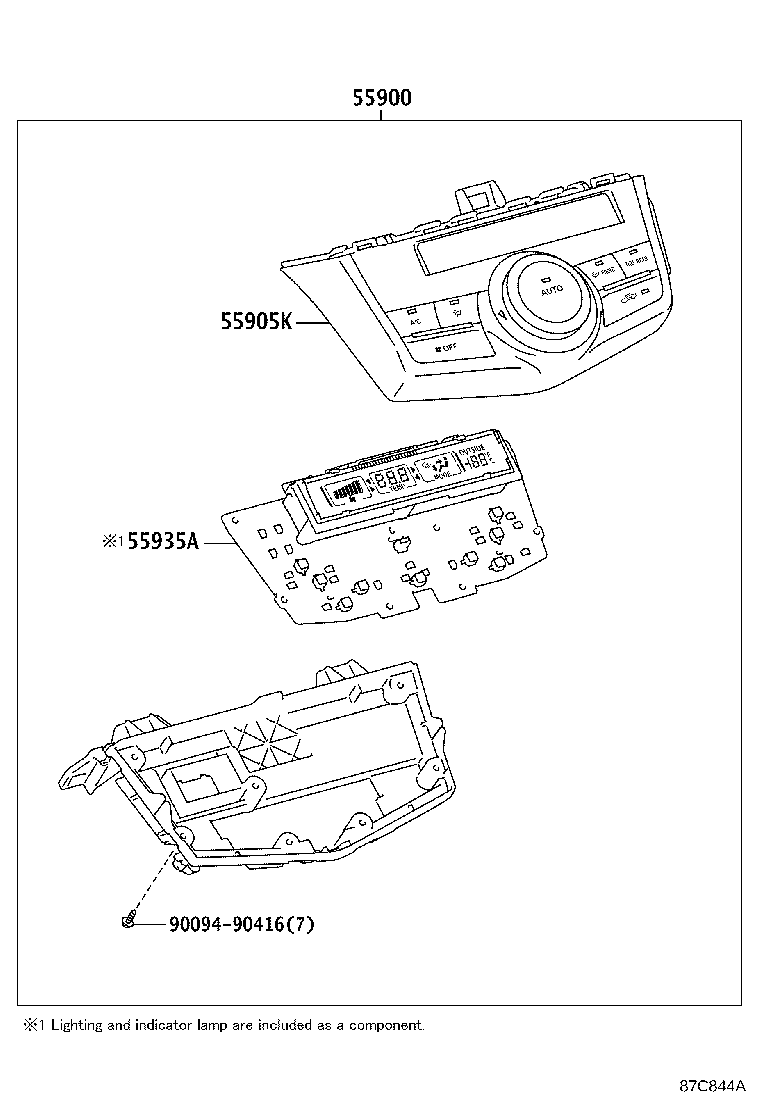 55086-47010 DUCT SUB-ASSY, HEATER TO REGISTER, NO.3 product image