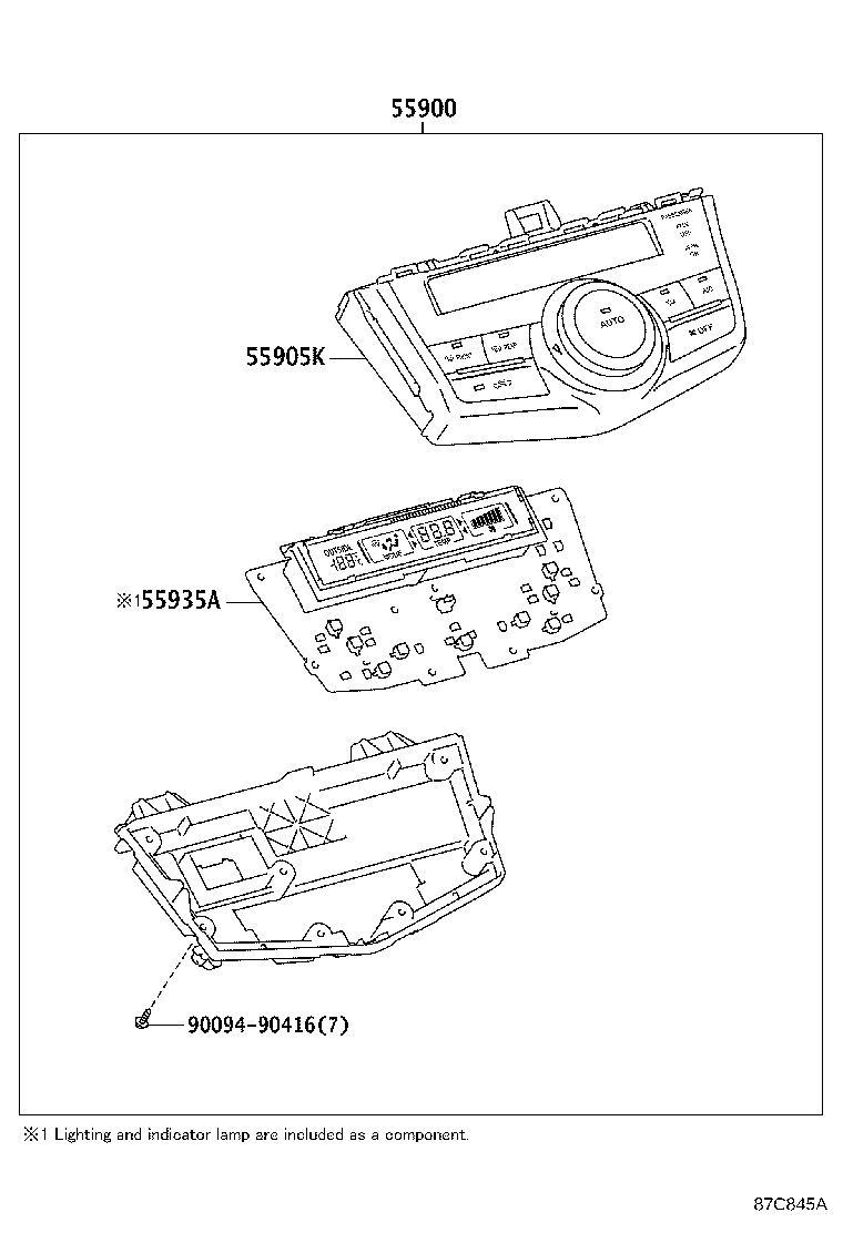 55086-47010 DUCT SUB-ASSY, HEATER TO REGISTER, NO.3 product image