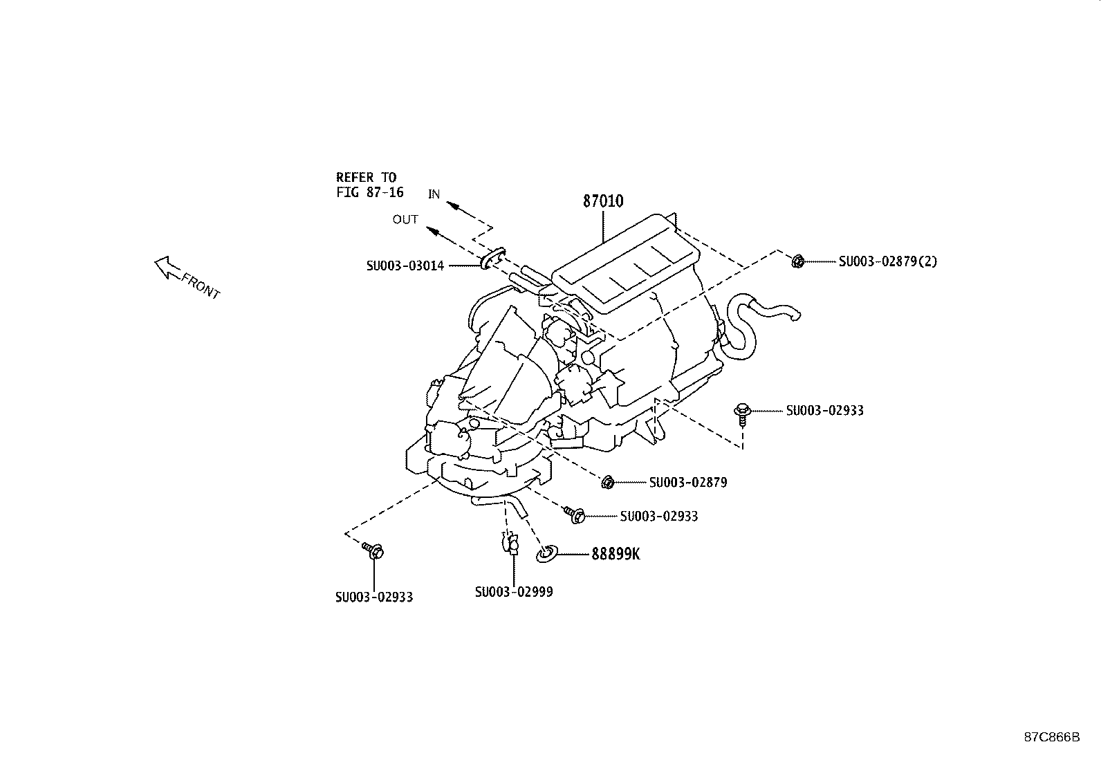 SU003-02002 UNIT ASSY, AIR CONDITIONER product image