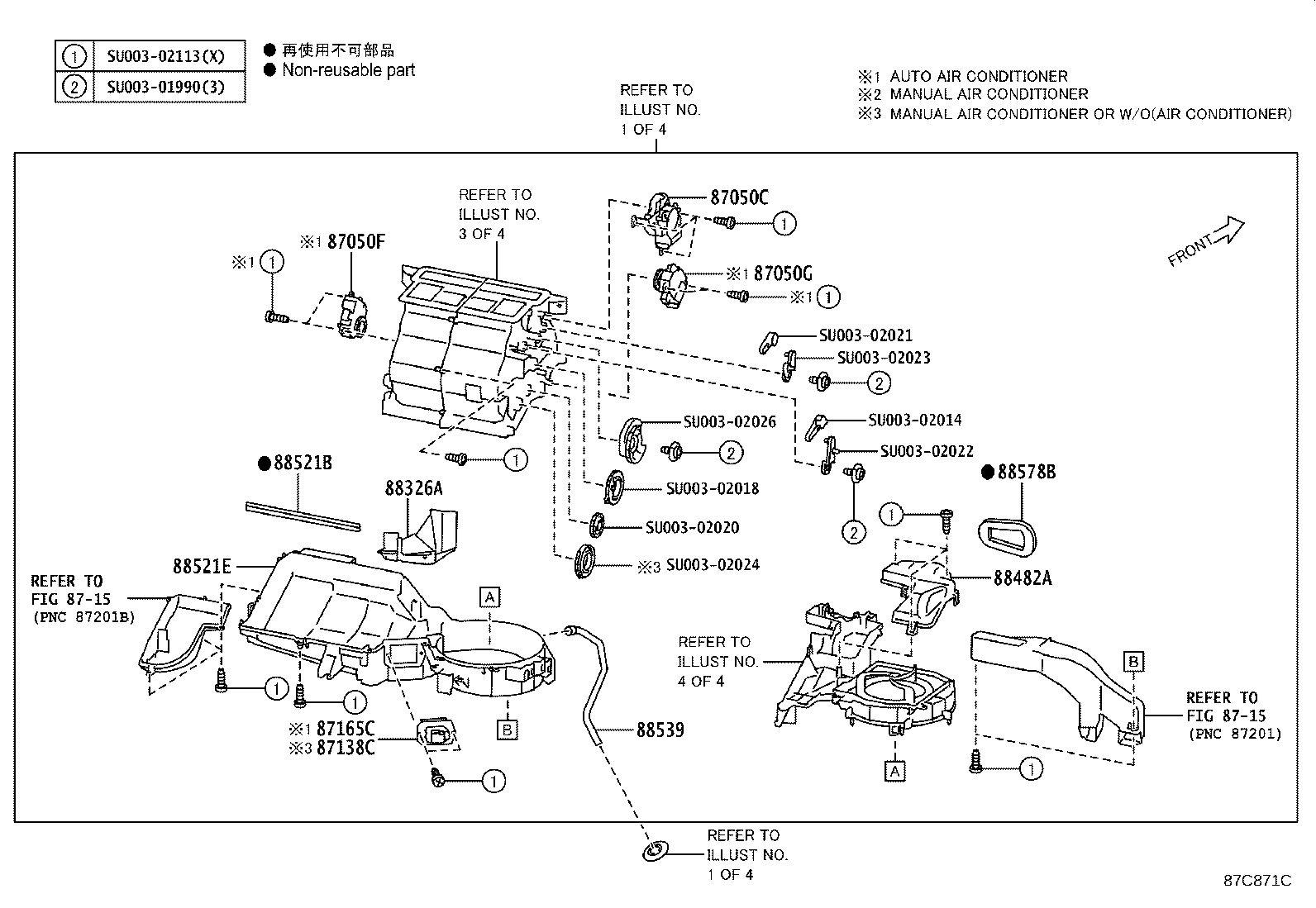 SU003-02002 UNIT ASSY, AIR CONDITIONER product image