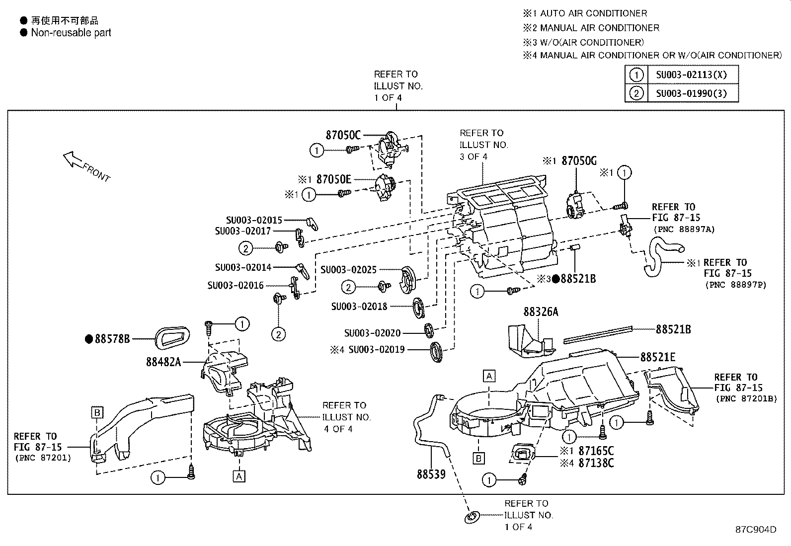 SU003-02002 UNIT ASSY, AIR CONDITIONER product image