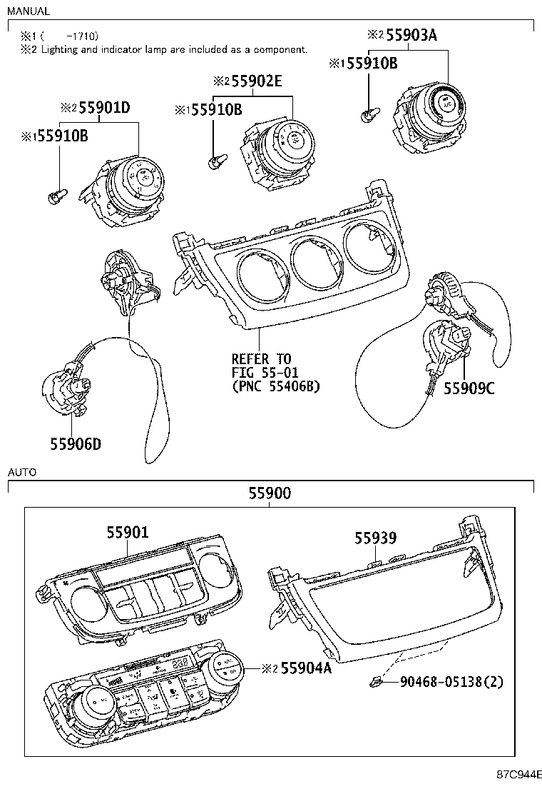 55084-12181 DUCT SUB-ASSY, HEATER TO REGISTER, NO.1 product image