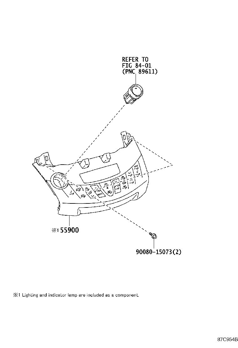 Toyota 55844-0R010 DUCT, HEATER TO REGISTER, NO.2