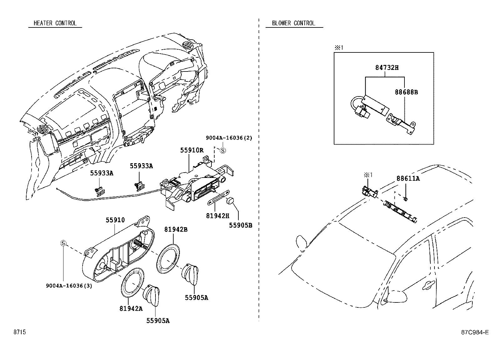 55873-BZ030 SEAL, AIR DUCT, CENTER product image