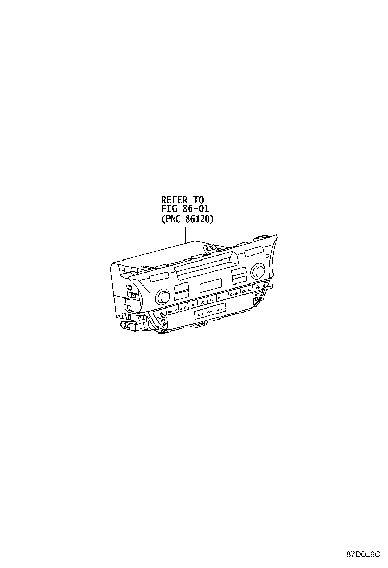 Toyota 55844-33180 DUCT, HEATER TO REGISTER, NO.1