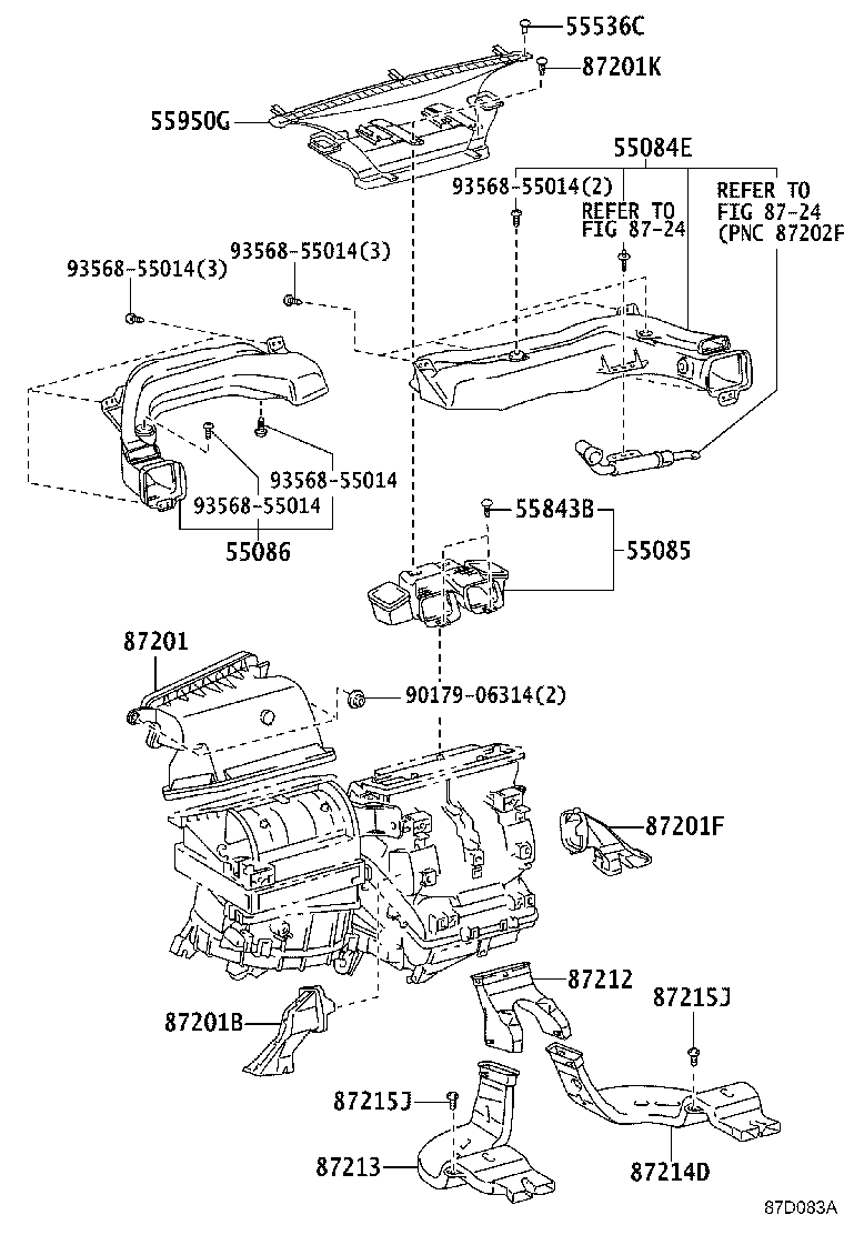 55902-20210 PANEL SUB-ASSY, AIR CONDITIONER product image