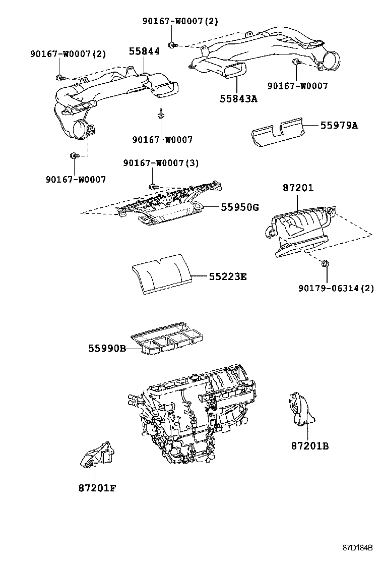 55902-12190 CONTROL SUB-ASSY, HEATER, NO.2 product image