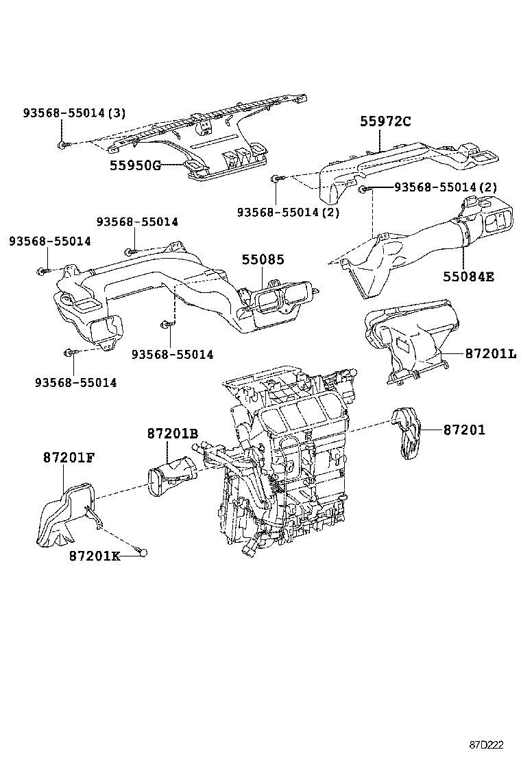 88620-33010 THERMISTOR ASSY, AIR CONDITIONER product image
