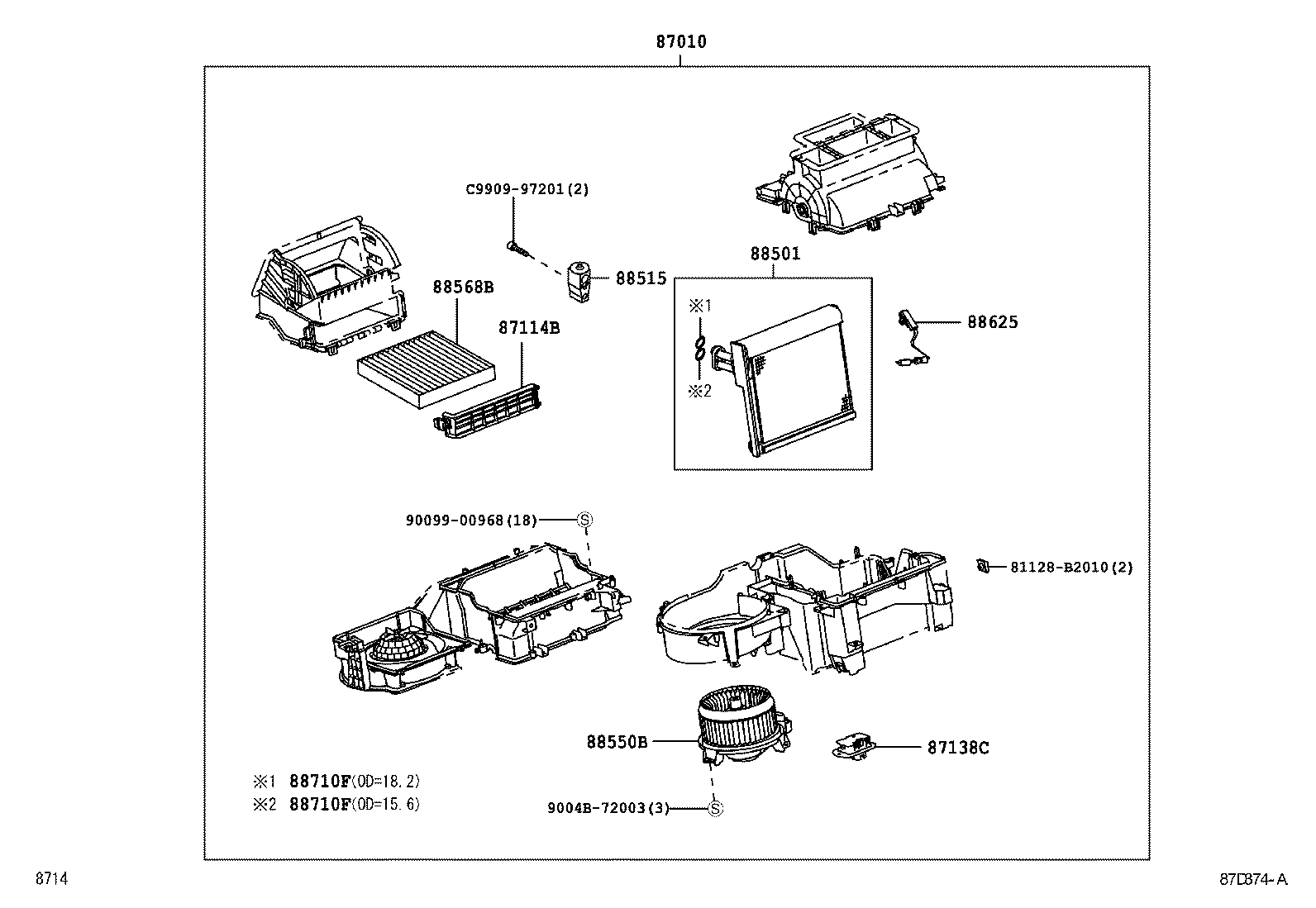 88515-BZ100 VALVE, COOLER EXPANSION product image