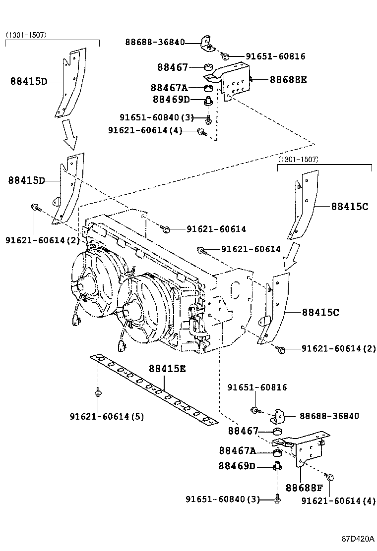 88461-0S010 CONDENSER ASSY, COOLER product image