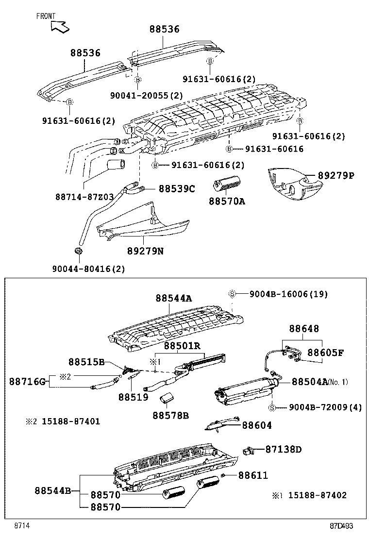 88619-BZ080 PACKING, COOLING UNIT, NO.3 product image