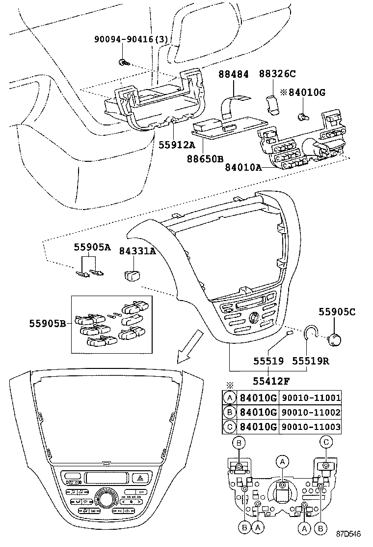 55844-63010 DUCT, HEATER TO REGISTER, NO.2 product image
