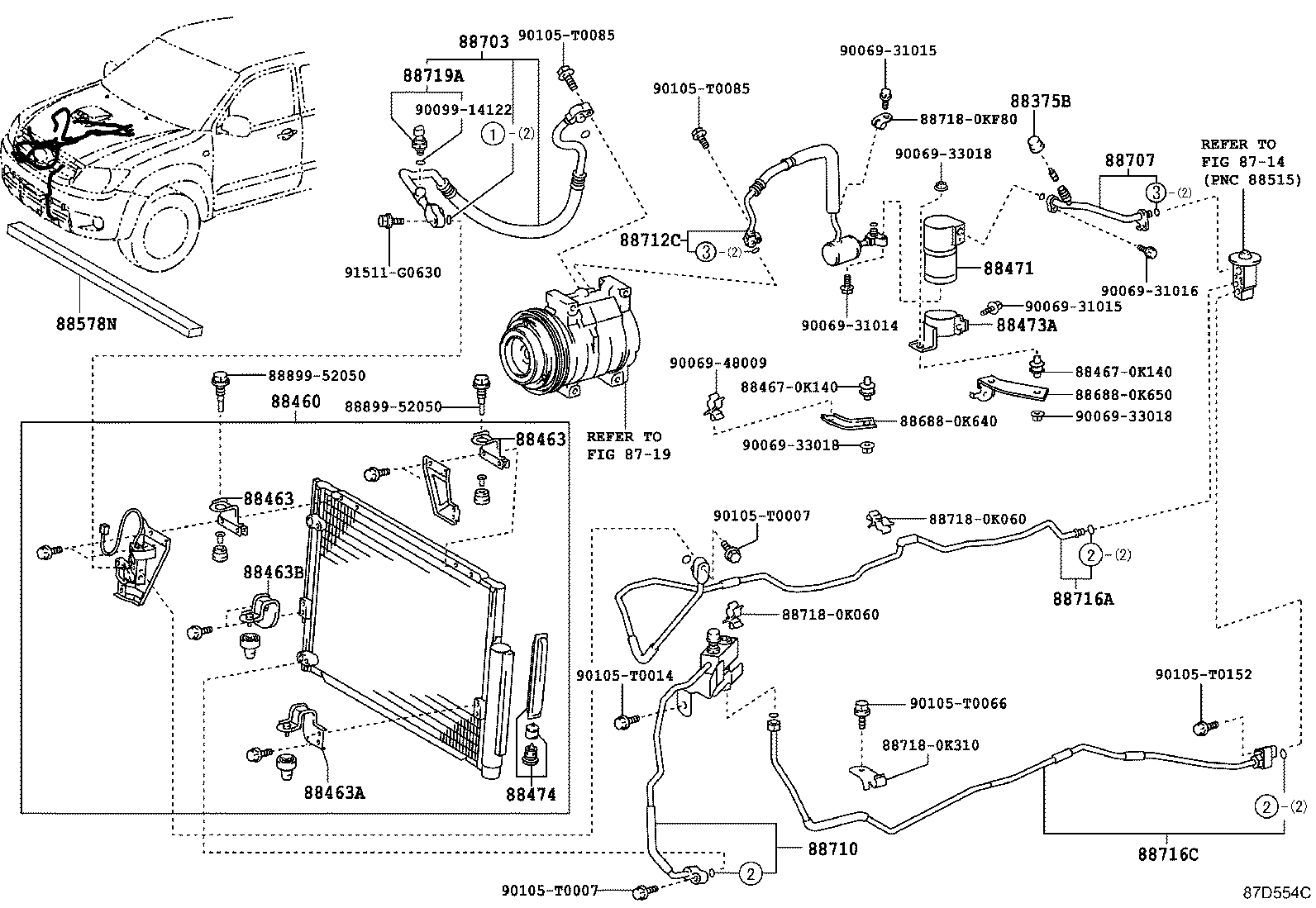 88473-0K040 HOLDER, RECEIVER product image