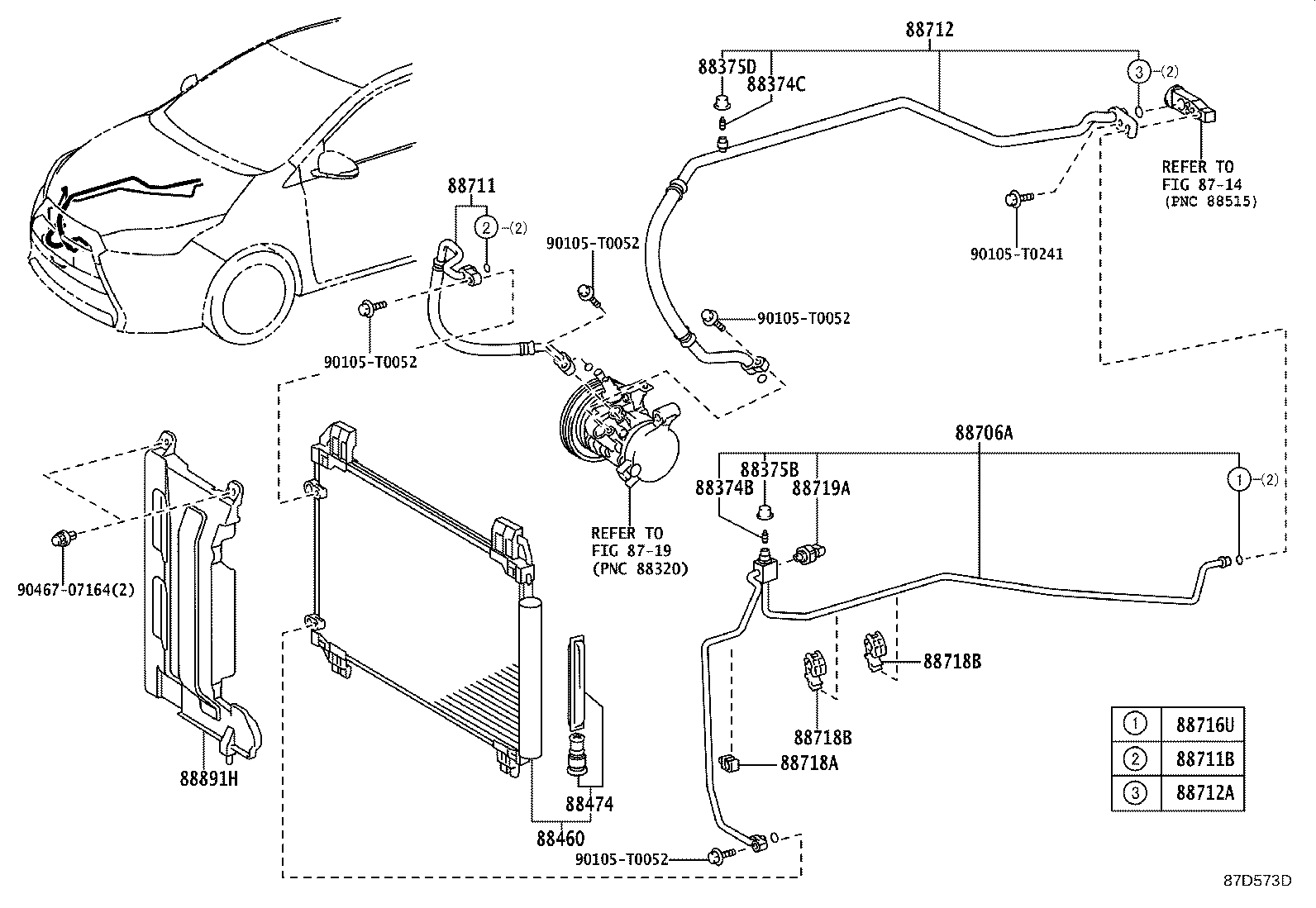 Toyota 88460-0D530 CONDENSER ASSY, COOLER