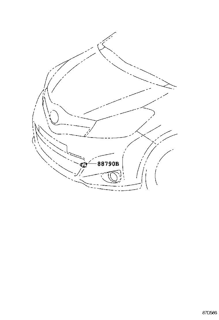 55902-0D320 CONTROL SUB-ASSY, HEATER, NO.2 product image