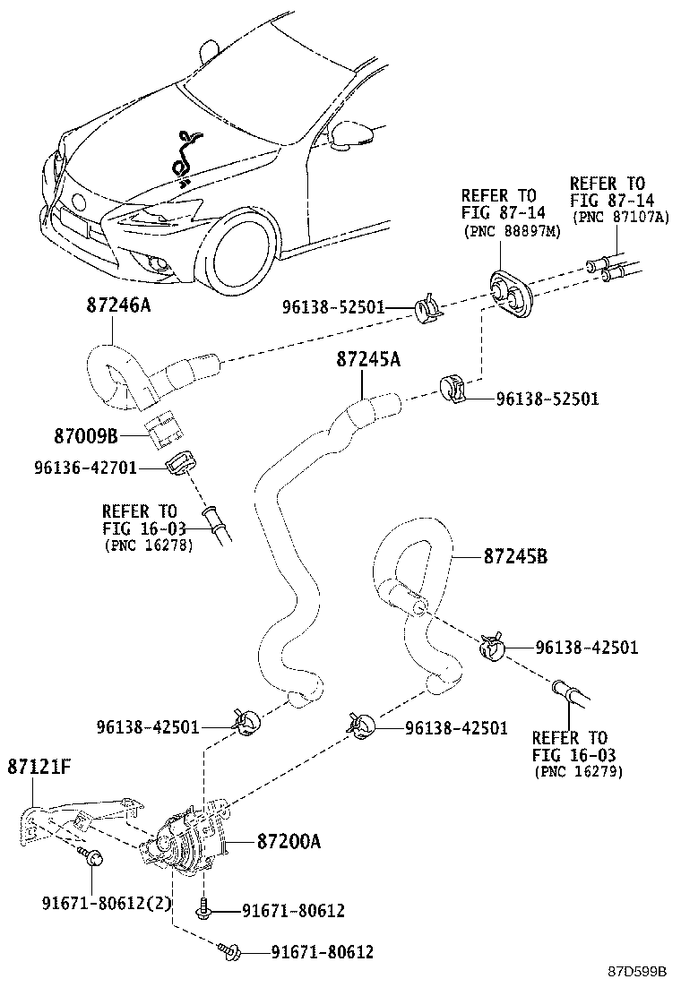 87009-30040 HOSE SET, WATER product image