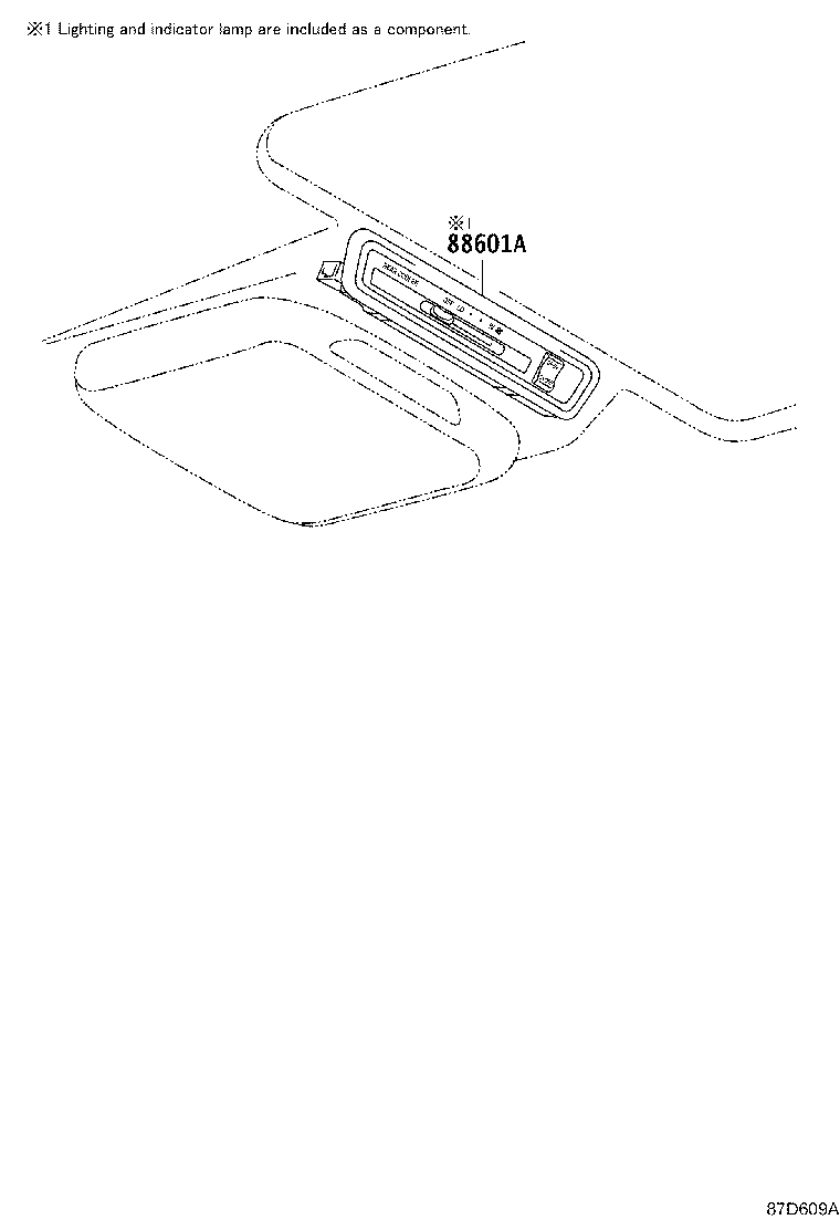 55902-28540 PANEL SUB-ASSY, AIR CONDITIONER product image