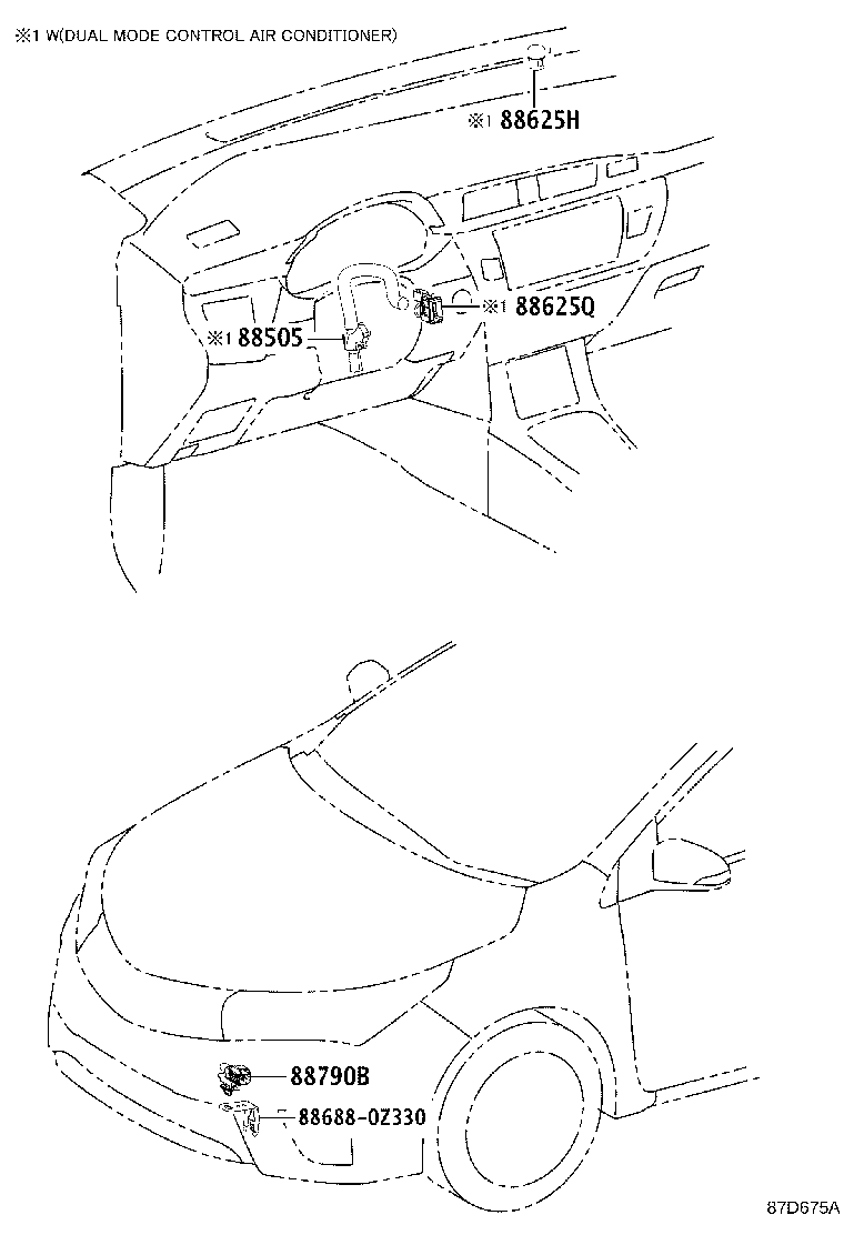 55086-02230 DUCT, HEATER TO REGISTER, NO.1 product image