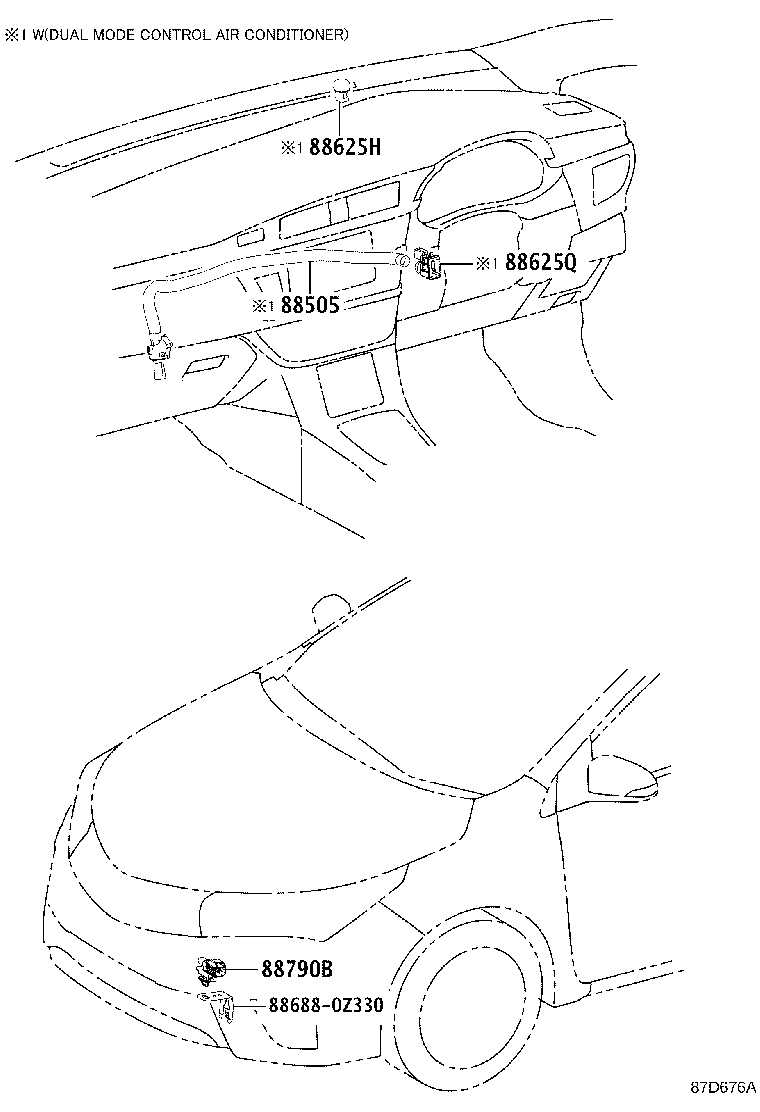 55086-02230 DUCT, HEATER TO REGISTER, NO.1 product image