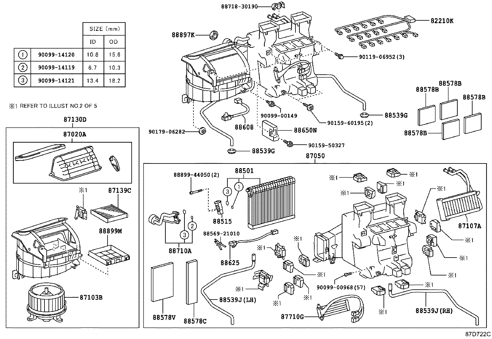 88650-50702 AMPLIFIER ASSY, AIR CONDITIONER product image