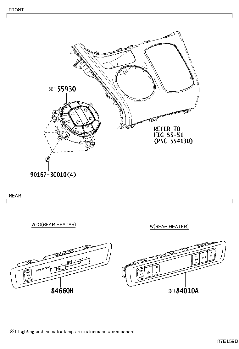 55835-28120 DUCT, HEATER TO REGISTER, CENTER product image