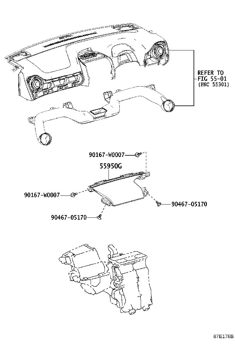 55900-YV020 CONTROL ASSY, AIR CONDITIONER product image