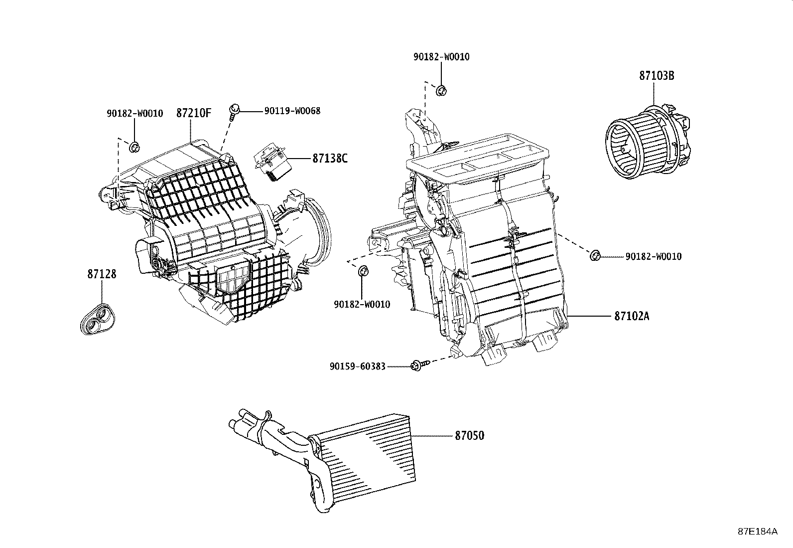 87103-YV030 MOTOR SUB-ASSY, BLOWER W/FAN product image