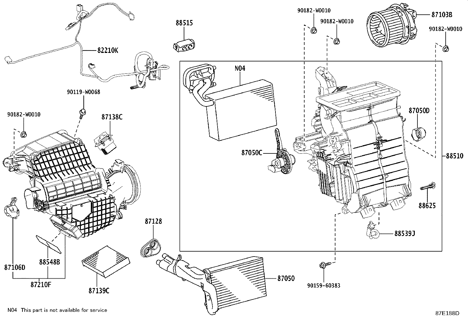 87103-YV030 MOTOR SUB-ASSY, BLOWER W/FAN product image