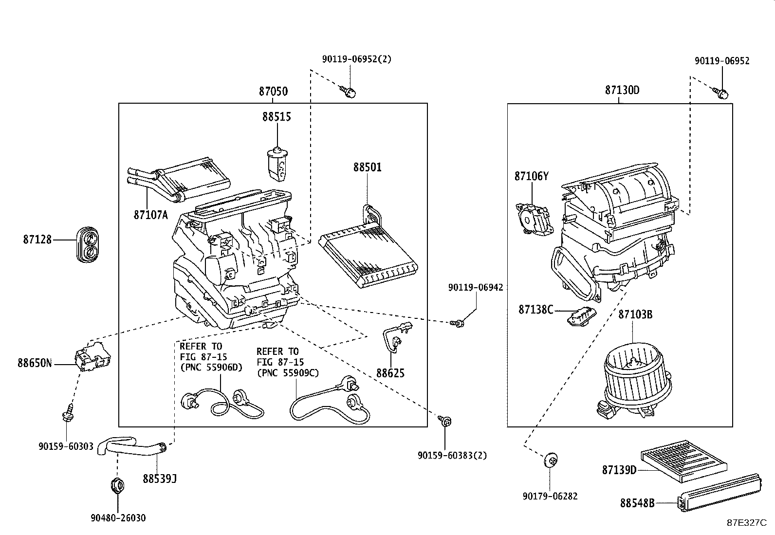 87128-02100 GROMMET, HEATER product image