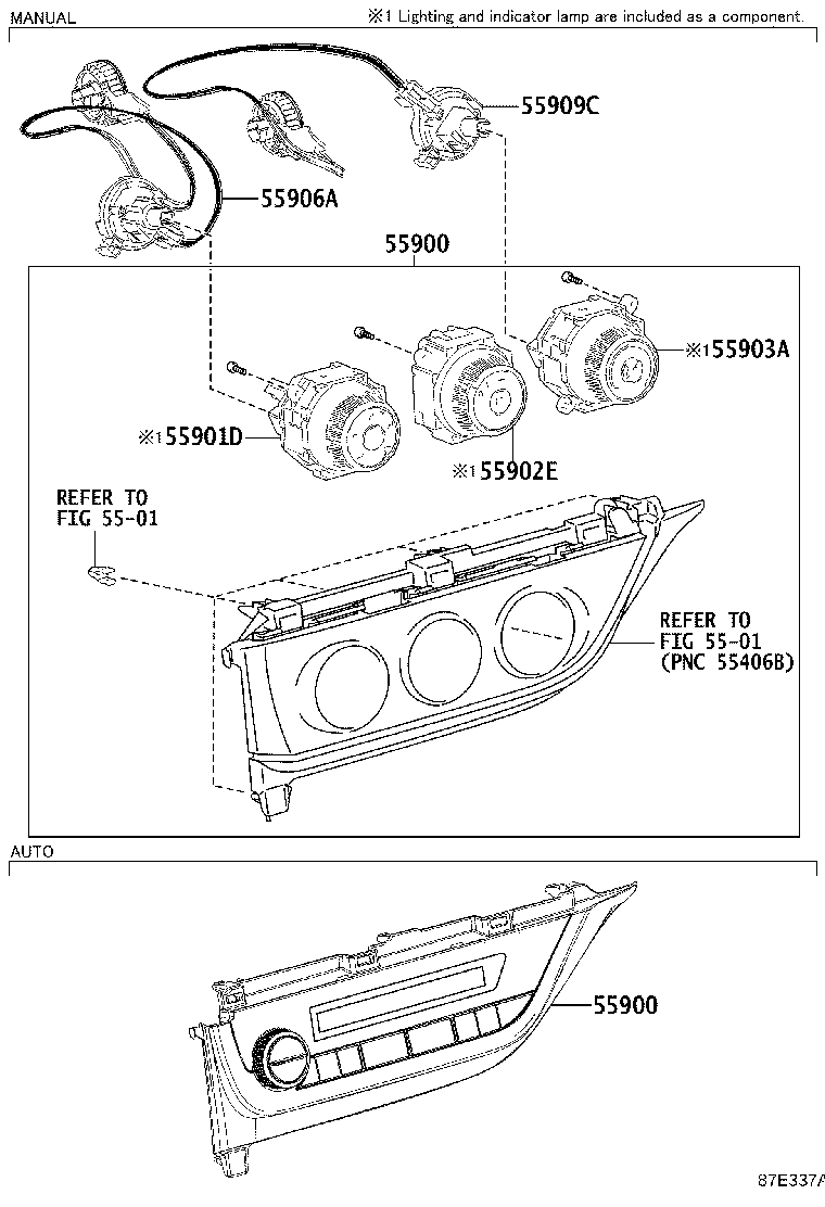 55086-02550 DUCT SUB-ASSY, HEATER TO REGISTER, NO.2 product image