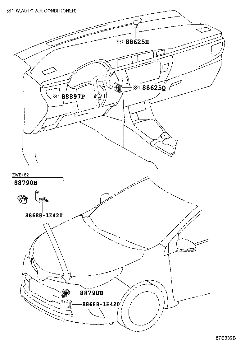 55086-02550 DUCT SUB-ASSY, HEATER TO REGISTER, NO.2 product image