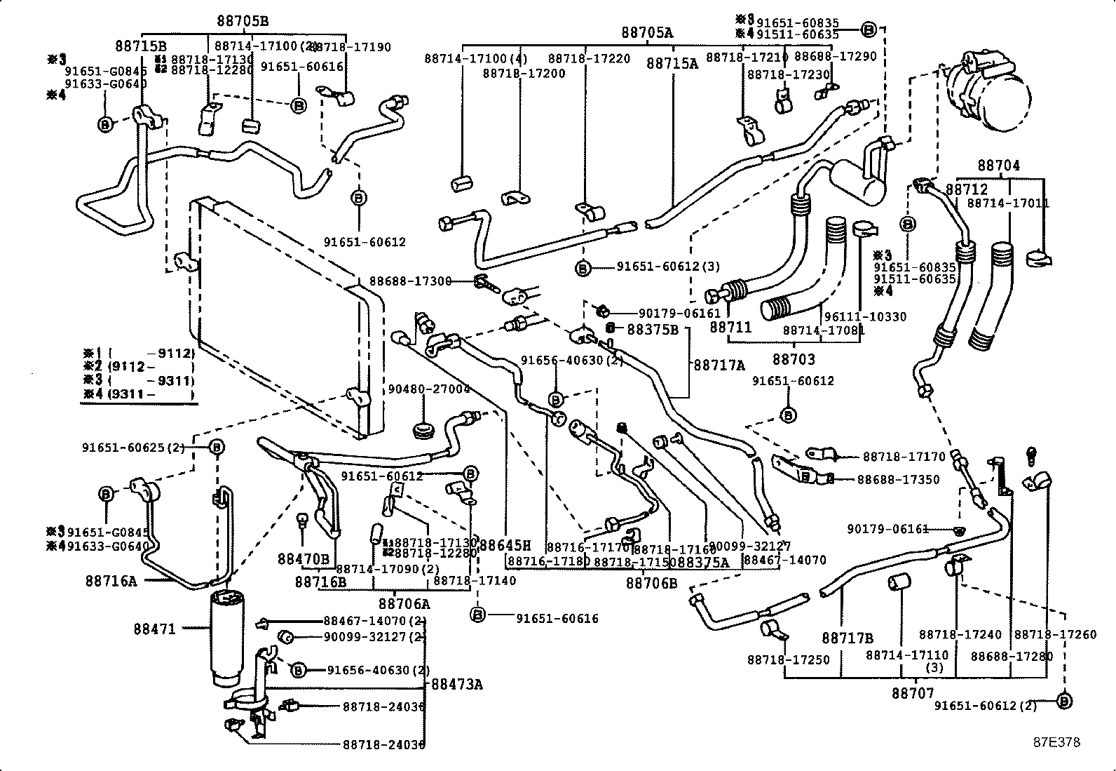 16363-74010 MOTOR ASSY, BLOWER (FOR CONDENSER) product image