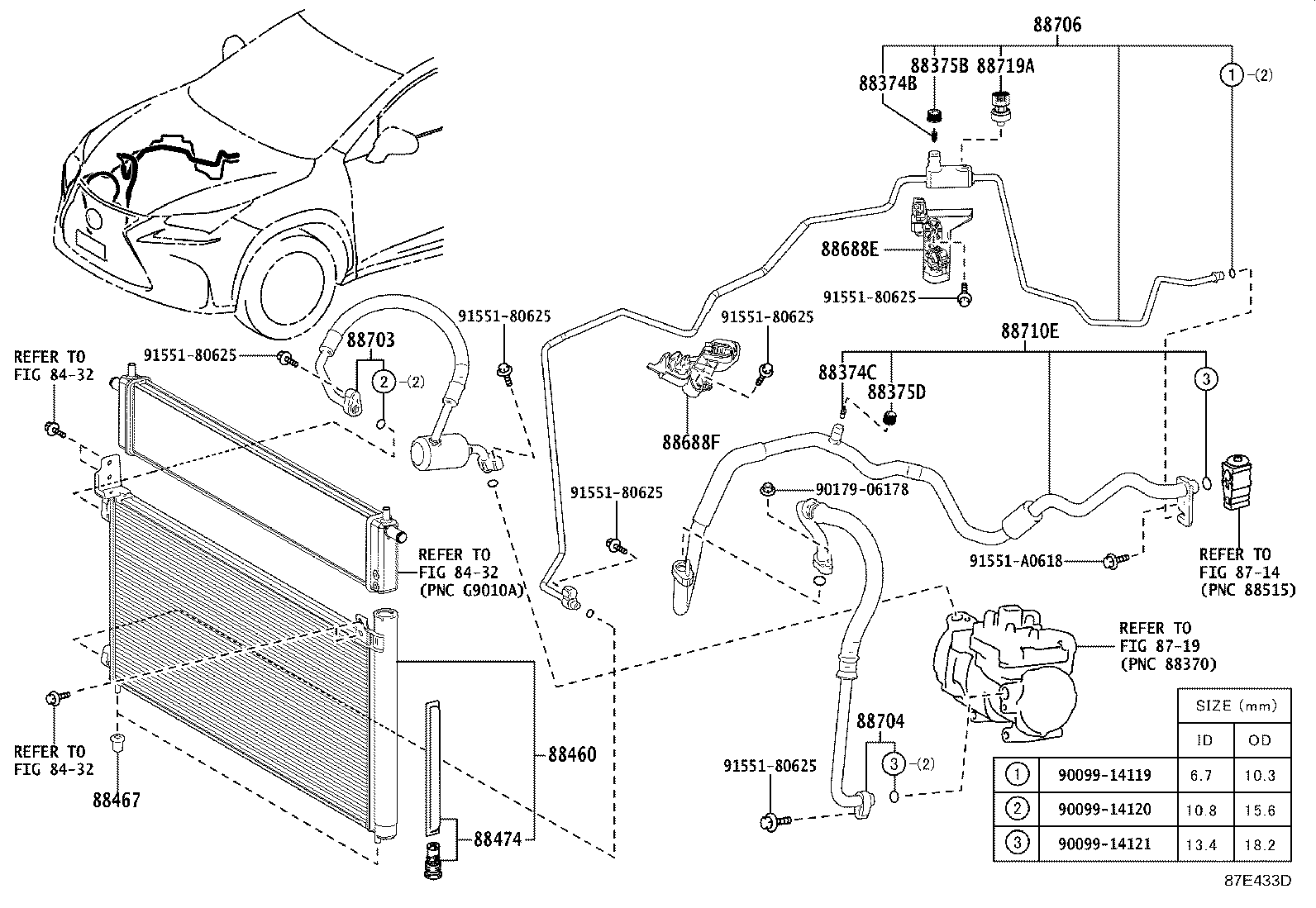 Toyota 88460-78040 CONDENSER ASSY, COOLER