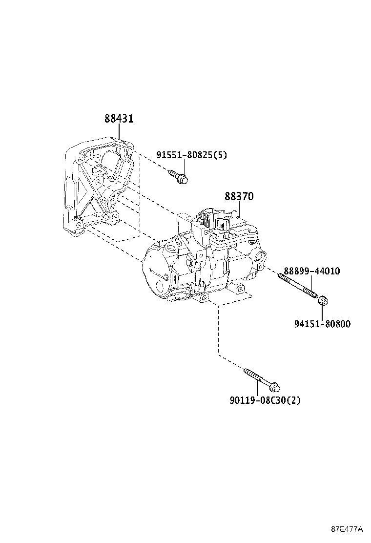 88320-3A510 COMPRESSOR ASSY, COOLER product image